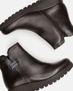 Sale Flat Bootie ATENAS-032 Black Ankle Boots