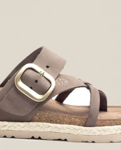 New Flat Sandal Arena 003 Brown Platform Sandals|Flat Sandals