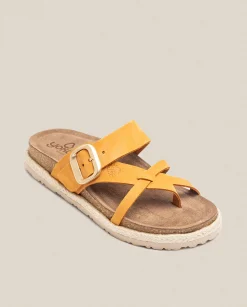 Fashion Flat Sandal Arena 003 Orange Platform Sandals|Flat Sandals
