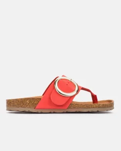 Fashion Flat Sandal GRANADA-704 Coral Flat Sandals