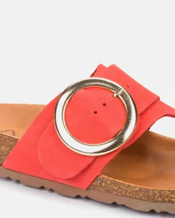 Fashion Flat Sandal GRANADA-704 Coral Flat Sandals