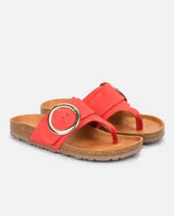 Fashion Flat Sandal GRANADA-704 Coral Flat Sandals