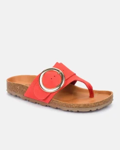 Fashion Flat Sandal GRANADA-704 Coral Flat Sandals