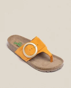 New Flat Sandal GRANADA-704 Orange Flat Sandals