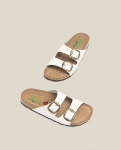 New Flat Sandal GRANADA-700 White Flat Sandals