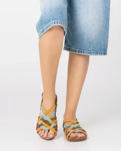 Flash Sale Flat Sandal IBIZA-175 Orange Flat Sandals