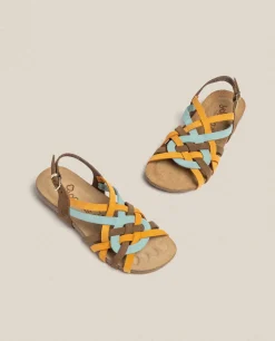 Flash Sale Flat Sandal IBIZA-175 Orange Flat Sandals
