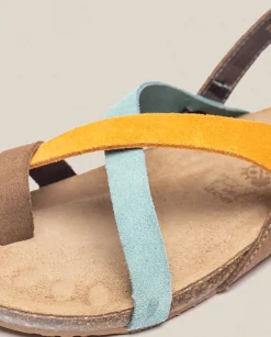 Flash Sale Flat Sandal IBIZA-175 Orange Flat Sandals