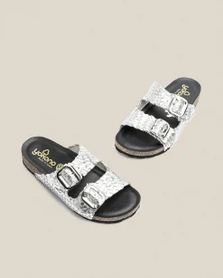 Flash Sale Flat Sandal Jerba 143 Silver Flat Sandals