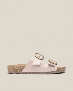 Discount Flat Sandal JERBA-136 Beige Flat Sandals