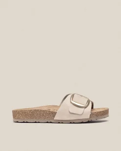 Fashion Flat Sandal JERBA-114 Beige Flat Sandals