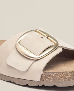 Fashion Flat Sandal JERBA-114 Beige Flat Sandals