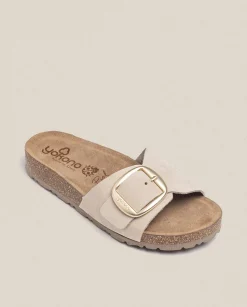 Fashion Flat Sandal JERBA-114 Beige Flat Sandals