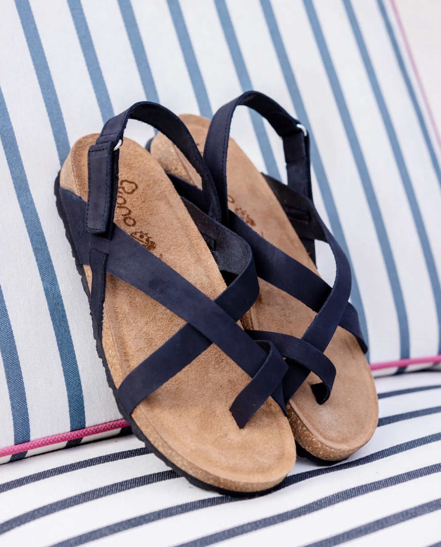 Discount Flat Sandal JERBA-718 Black Flat Sandals