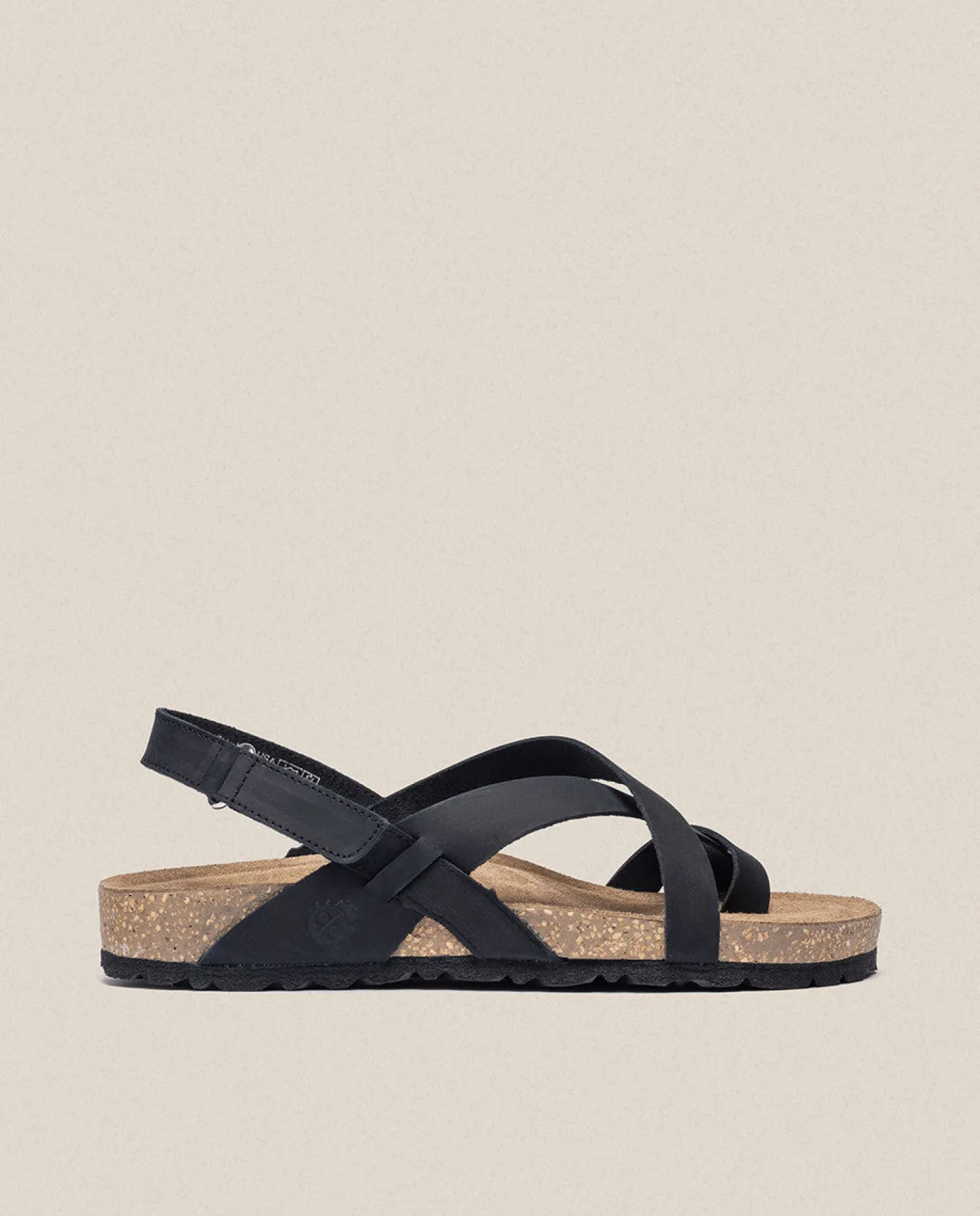 Discount Flat Sandal JERBA-718 Black Flat Sandals