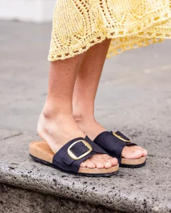 Outlet Flat Sandal JERBA-114 Noir Flat Sandals