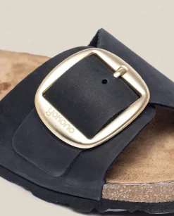 Outlet Flat Sandal JERBA-114 Noir Flat Sandals