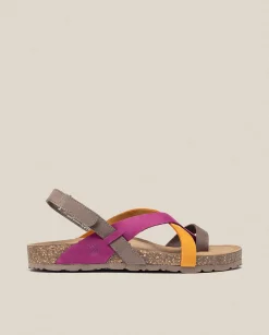 New Flat Sandal JERBA-718 Pink Flat Sandals