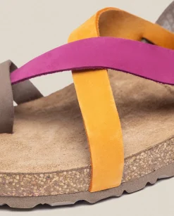 New Flat Sandal JERBA-718 Pink Flat Sandals