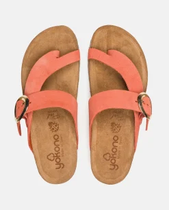 Cheap Flat Sandal JERBA-113 Red Flat Sandals