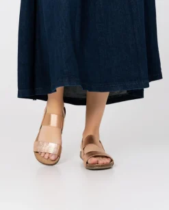 Cheap Flat Sandal MANACOR-001 Pink Flat Sandals