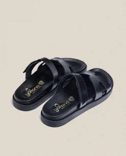 Sale Flat Sandal MORENA-125 Black Flat Sandals