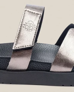 Best Flat Sandal MORENA-125 Grey Flat Sandals