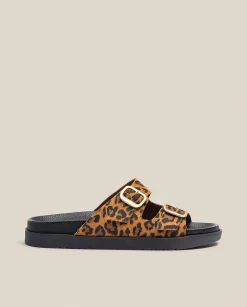 Clearance Flat Sandal MORENA-004 Leopard Flat Sandals