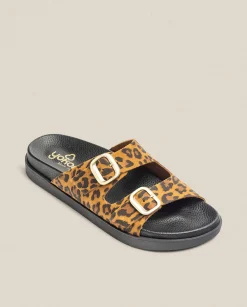 Clearance Flat Sandal MORENA-004 Leopard Flat Sandals
