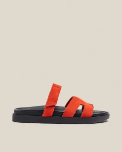Flash Sale Flat Sandal MORENA-125 Red Flat Sandals
