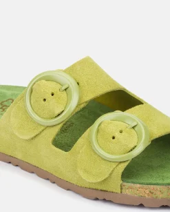 Outlet Flat Sandal ROLAN-700 Green Flat Sandals