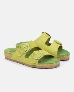 Outlet Flat Sandal ROLAN-700 Green Flat Sandals