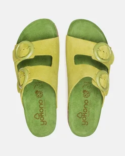 Outlet Flat Sandal ROLAN-700 Green Flat Sandals