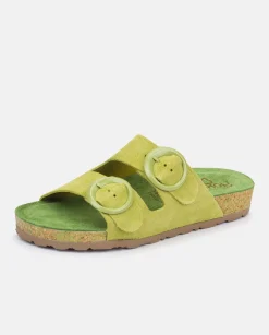 Outlet Flat Sandal ROLAN-700 Green Flat Sandals