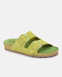 Outlet Flat Sandal ROLAN-700 Green Flat Sandals