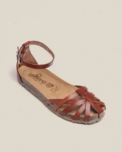 Best Flat Sandal Villa 011 Brown Flat Sandals