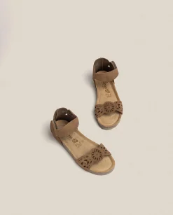 Hot Flat Sandal VILLA-086 Brown Flat Sandals