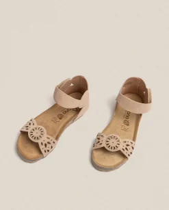 Clearance Flat Sandal VILLA-086 Brown Flat Sandals