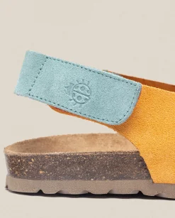 Best Flat Sandal VILLA-175 Orange Flat Sandals