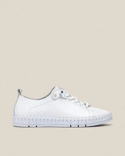 Fashion Flat Shoe FLOW-004 White Sneakers