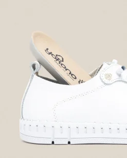 Fashion Flat Shoe FLOW-004 White Sneakers