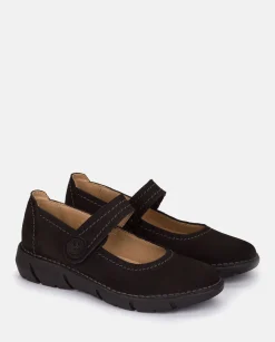 Cheap Flat Shoe OLBA-005 Black Shoes
