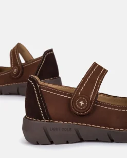 Best Flat Shoe OLBA-005 Brown Shoes