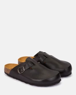 Best Sale Flat Shoe ZUECO-559 Black Clogs|Flat Sandals