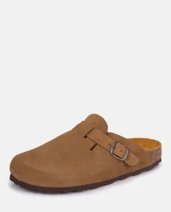Best Sale Flat Shoe ZUECO-559 Brown Clogs|Sandals