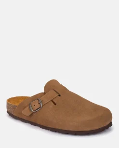 Best Sale Flat Shoe ZUECO-559 Brown Clogs|Sandals