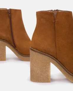 Online Heeled Ankle Boot GELA-001 Leather Ankle Boots