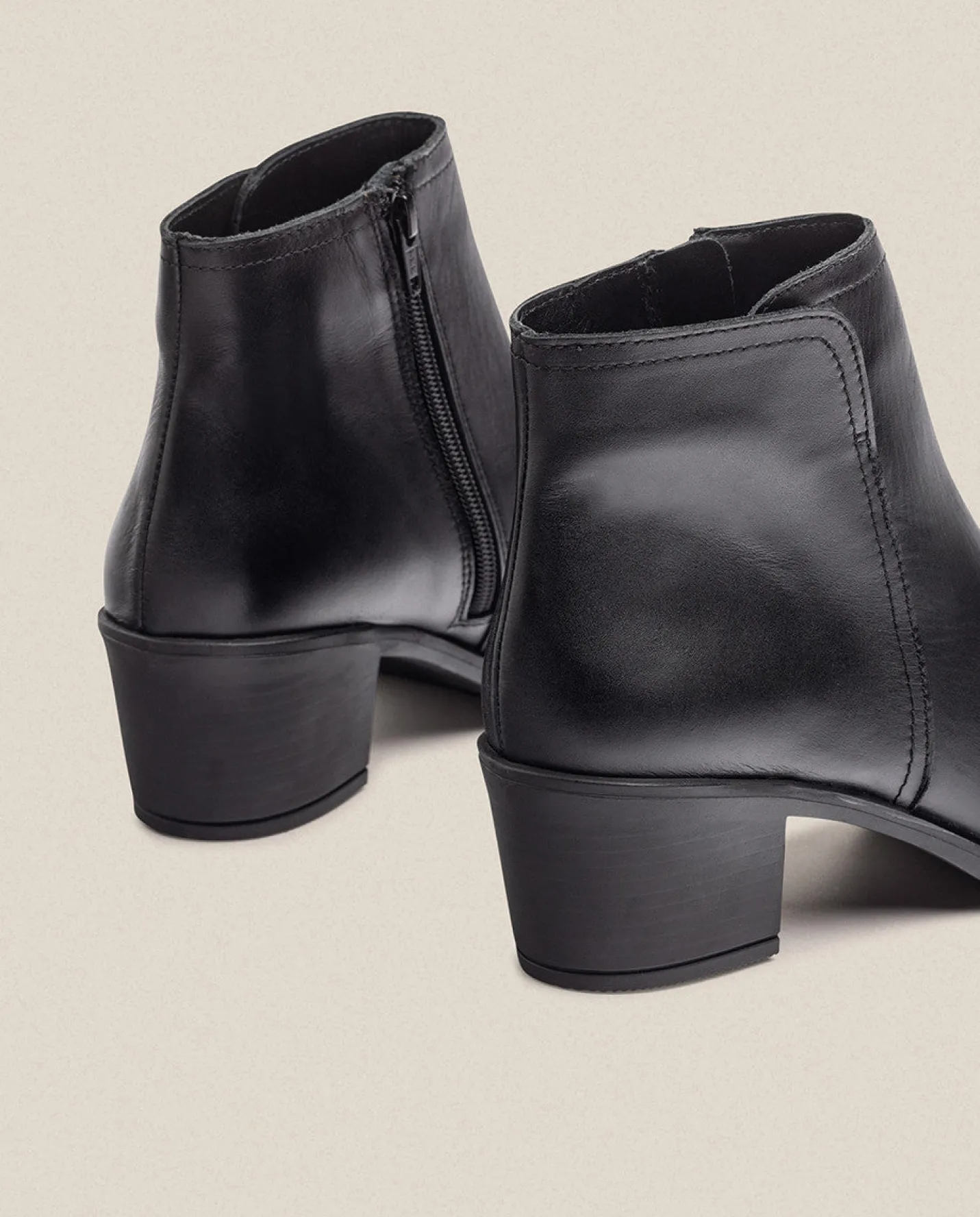 Sale Heeled Ankle Boot LILLE-016 Black Ankle Boots