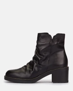Fashion Heeled Ankle Boot MESINA-003 Black Ankle Boots