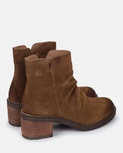 Hot Heeled Ankle Boot MESINA-003 Brown Ankle Boots